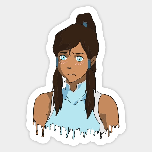 LOK - Kawaii Korra Sticker by jenartfart